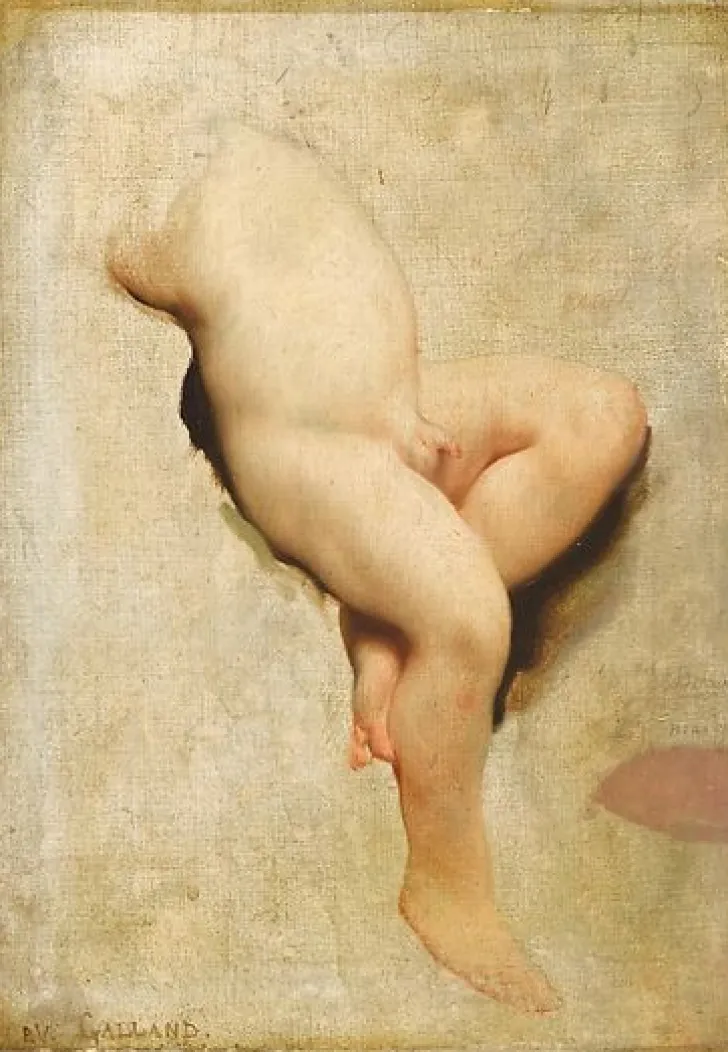 Boutiques de musées Panneaux Acryliques|Toiles Encadrées-Etude d'enfant nu (panneaux acryliques)