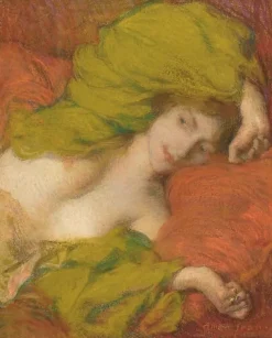 Boutiques de musées Affiches D'Art|Affiches D'Art Encadrées-Farniente, dit aussi Étude de femme drapée les mains levées (détail) (affiches d'art)