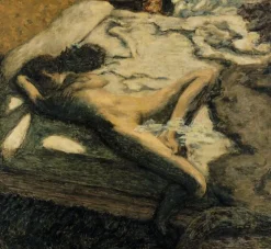 Discount Boutiques de musées Femme assoupie sur un lit ou l'indolente ou Farniente (panneaux aluminium)