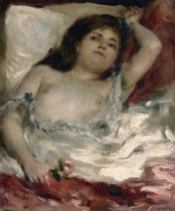 Sale Boutiques de musées Femme demi-nue couchée: la rose (panneaux acryliques)