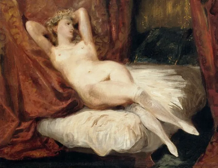 Clearance Boutiques de musées Femme nue, couchée sur un divan, dit aussi La Femme aux bas blancs (panneaux aluminium)