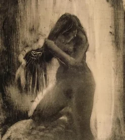 New Boutiques de musées Femme, nue, se coiffant (toiles encadrées)