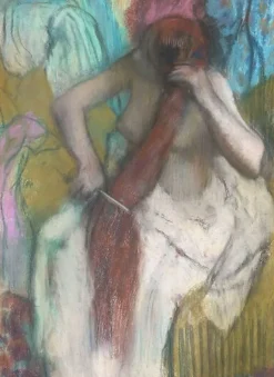 Discount Boutiques de musées Femme se peignant ou La chevelure (affiches d'art)