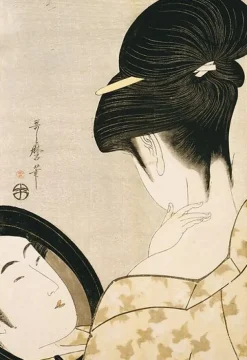 Clearance Boutiques de musées Femme se poudrant le cou (panneaux acryliques)