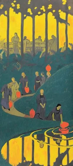 Boutiques de musées Toiles Sans Cadre|Toiles Encadrées-Femmes à la source (toiles sans cadre)