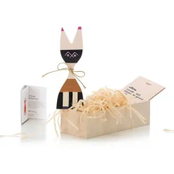 Boutiques de musées Design|Art De La Maison-Figurine en bois Alexander Girard N°9 - Vitra