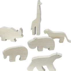 Boutiques de musées Jouets-Figurine en bois François Pompon - Rhinocéros, Pompon Toys