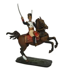 New Boutiques de musées Figurine en métal Officier des Grenadiers de la Garde sur cheval cabré