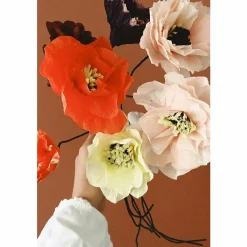 New Boutiques de musées Fleur en papier Pivoine - Nude