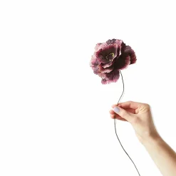 Boutiques de musées Design|Art De La Maison-Fleur en papier Pivoine - Aubergine