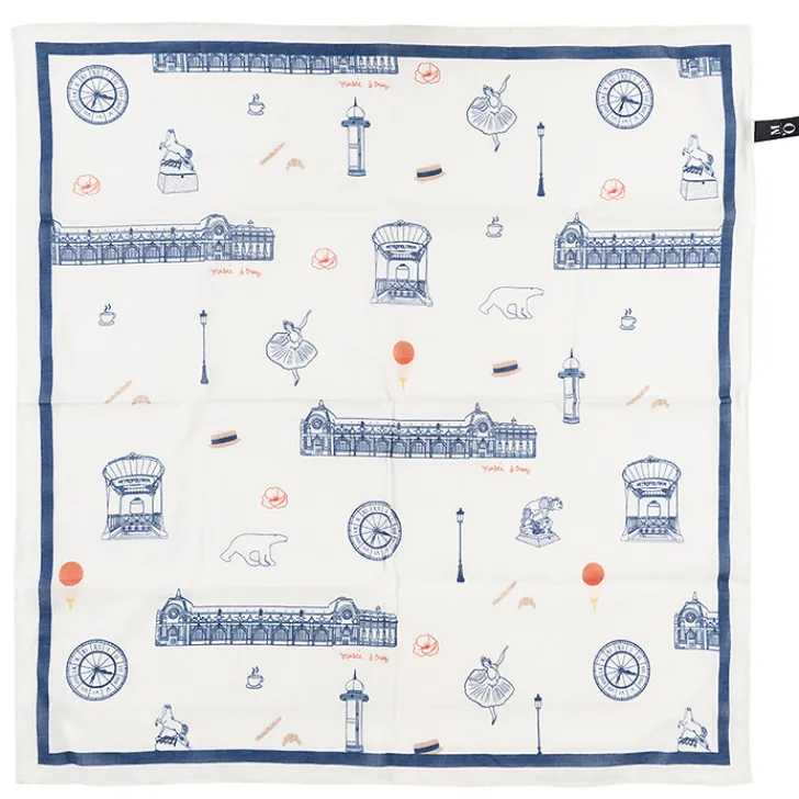 Boutiques de musées Foulards, Étoles, Châles-Foulard carré 65x65cm Paris - Musée d'Orsay