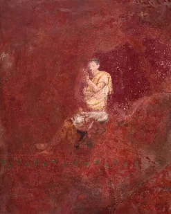 Boutiques de musées Panneaux Acryliques|Affiches D'Art Encadrées-Fragment de fresque : figure assise, dite « philosophe méditant » (panneaux acryliques)