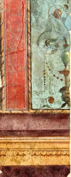 Boutiques de musées Panneaux Aluminium|Panneaux Acryliques-Fragment de fresque du Deuxième style (panneaux aluminium)