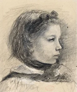 Boutiques de musées Toiles Encadrées|Toiles Sans Cadre-Giulia Bellelli, étude pour Portrait de famille, dit aussi La Famille Bellelli (toiles encadrées)