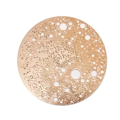 Boutiques de musées Broches-Grande broche magnétique Lunar - Métal or rosé