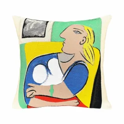 Hot Boutiques de musées Housse de coussin Pablo Picasso - Femme dans un fauteuil jaune, 1932 - 45 x 45 cm - Pansu