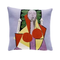 Boutiques de musées Art De La Maison-Housse de coussin Picasso Femme dans un fauteuil