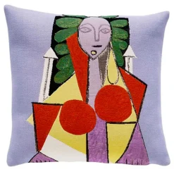 Boutiques de musées Art De La Maison-Housse de coussin Picasso Femme dans un fauteuil