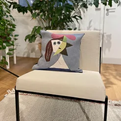 Boutiques de musées Art De La Maison-Housse de coussin Picasso Femme au chapeau