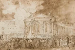 Boutiques de musées Panneaux Acryliques|Toiles Encadrées-Illuminations pour le fête du Corpus Christi, place Saint-Pierre (panneaux acryliques)