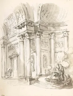 Boutiques de musées Affiches D'Art|Toiles Sans Cadre-Intérieur de basilique animé (affiches d'art)