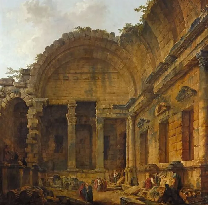 Boutiques de musées Intérieur du temple de Diane (panneaux acryliques)