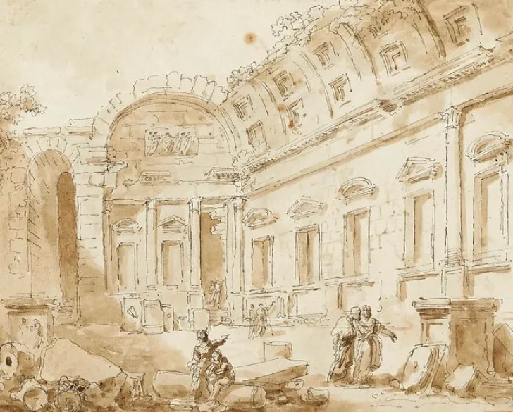 New Boutiques de musées Intérieur du temple de Diane (panneaux acryliques)