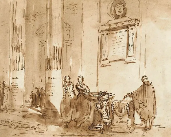 Discount Boutiques de musées Intérieur d'une église (affiches d'art)