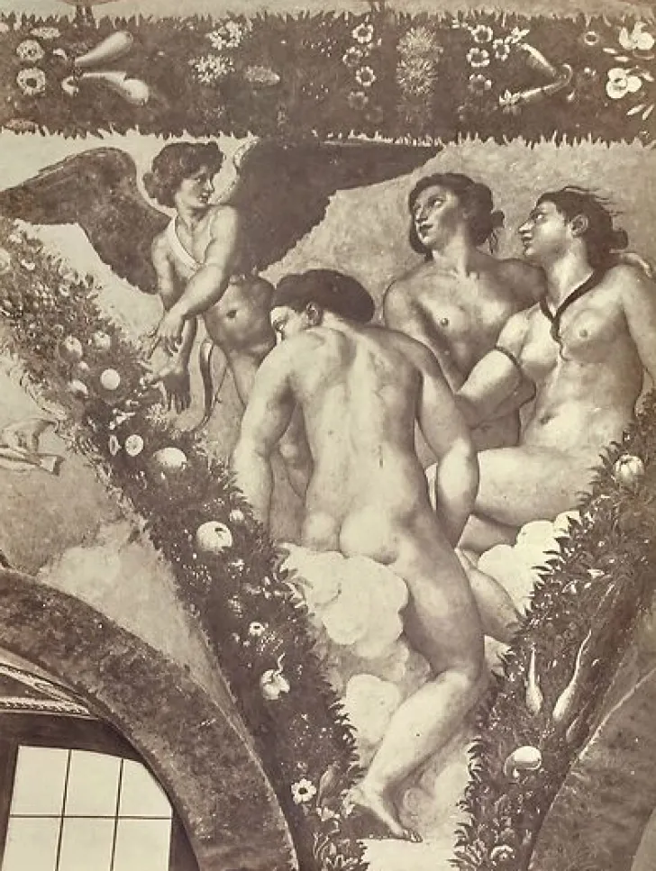 Boutiques de musées Panneaux Aluminium|Panneaux Acryliques-Italie, Rome: Villa Farnesina, pendentif de la loggia de Psyché 'l'Amour et les grâces' (panneaux aluminium)