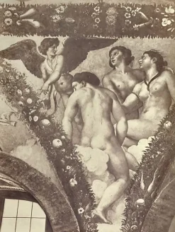 Online Boutiques de musées Italie, Rome: Villa Farnesina, pendentif de la loggia de Psyché 'l'Amour et les grâces' (toiles encadrées)