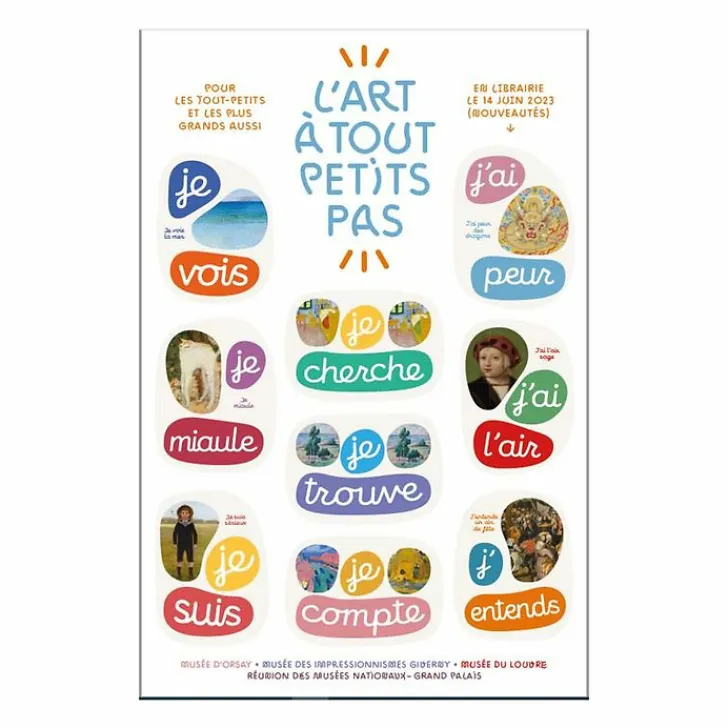 Boutiques de musées Livres Jeunesse-J'entends, L'art à tout petits pas - Musée du Louvre