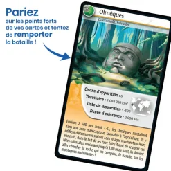 Boutiques de musées Jeu de cartes Défis Nature - Civilisations disparues - Bioviva