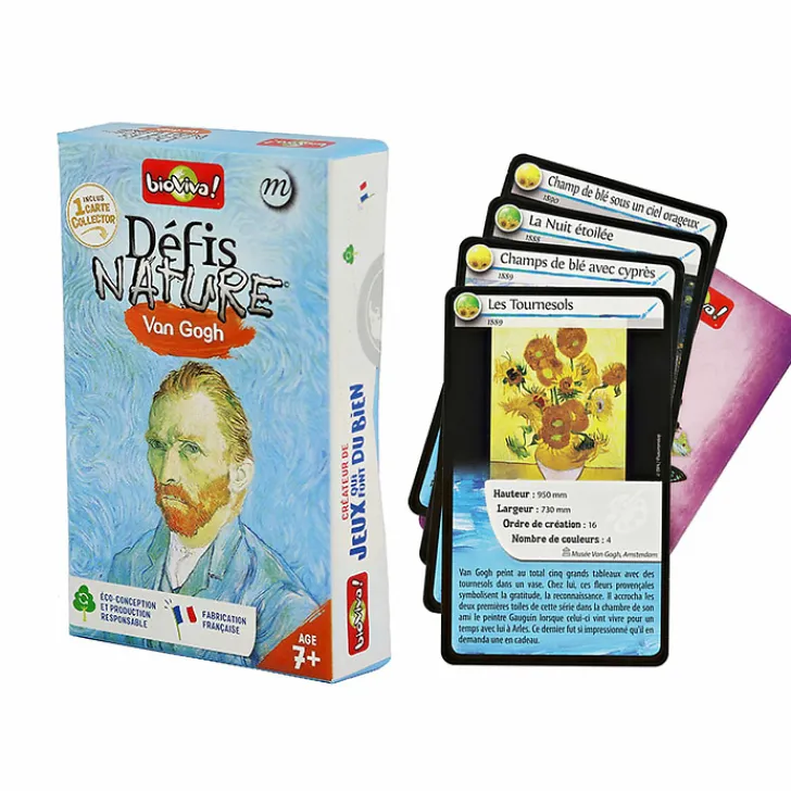 Boutiques de musées Jeux-Jeu de cartes Défis Nature - Van Gogh - Bioviva