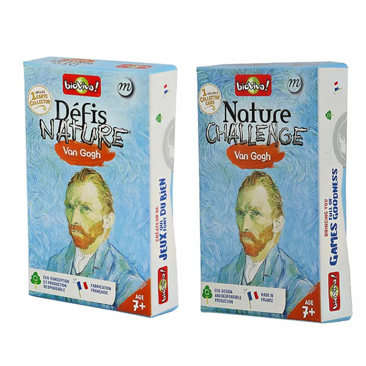Boutiques de musées Jeux-Jeu de cartes Défis Nature - Van Gogh - Bioviva