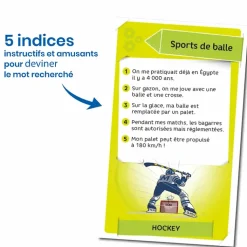 Boutiques de musées Jeux-Jeu Énigmes -Sports - Bioviva