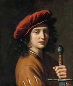 New Boutiques de musées Jeune homme tenant une épée (toiles encadrées)