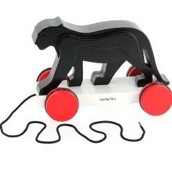 Outlet Boutiques de musées Jouet à traîner Panthère noire - François Pompon - Pompon Toys