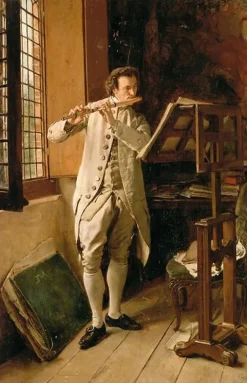 Sale Boutiques de musées Joueur de flûte (panneaux aluminium)