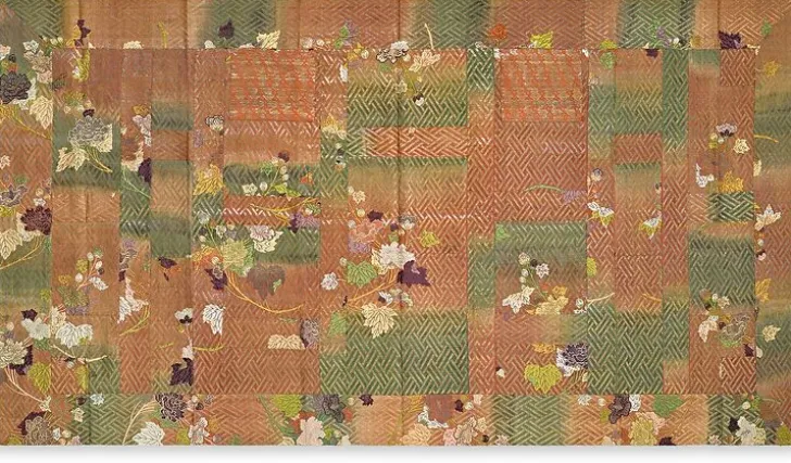 Clearance Boutiques de musées Kesa à sept joi confectionné dans le tissu d'une robe de théâtre no (toiles encadrées)