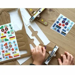 Boutiques de musées Loisirs Créatifs-Kit créatif 6 avions à construire + Stickers
