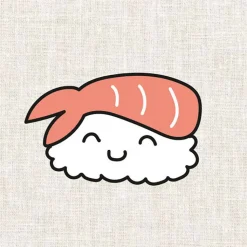 Boutiques de musées Loisirs Créatifs-Kit de broderie Sushi crevette - Fukuri