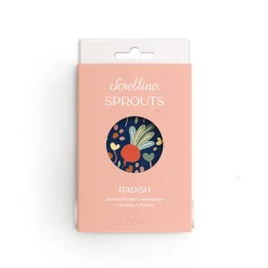 Hot Boutiques de musées Kit de culture Scrollino Sprouts - Radis