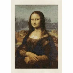 Boutiques de musées Art De La Maison-Kit point de croix Léonard de Vinci La Joconde - DMC x Louvre