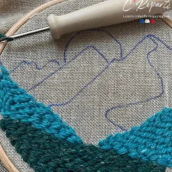 Sale Boutiques de musées Kit Punch Needle 1 Motif - Montagnes