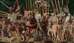 Boutiques de musées Panneaux Aluminium|Panneaux Acryliques-La Bataille de San Romano : la contre-attaque de Micheletto Attendolo da Cottignola (panneaux aluminium)