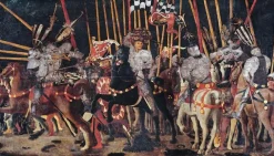 Discount Boutiques de musées La Bataille San Romano (la contre attaque de Micheletto da Cotignola) (panneaux aluminium)