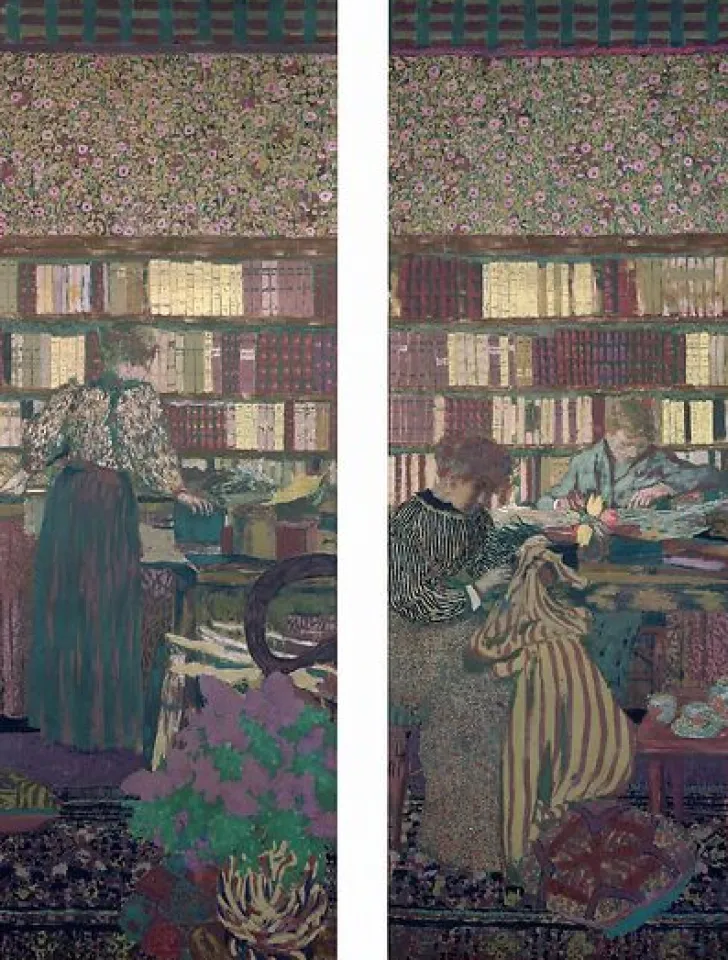 Clearance Boutiques de musées La bibliothèque et La table de travail (panneaux acryliques)