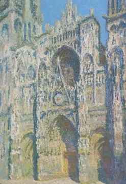 Clearance Boutiques de musées La Cathédrale de Rouen. Le portail et la tour Saint-Romain, plein soleil (toiles sur châssis)