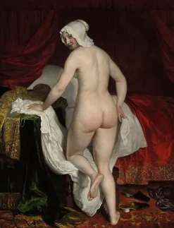 Boutiques de musées Affiches D'Art|Affiches D'Art Encadrées-La jeune femme se couchant dit Le Coucher à l’italienne (affiches d'art)