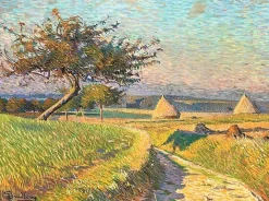 Boutiques de musées Affiches D'Art|Toiles Encadrées-La Plaine en septembre (détail) (affiches d'art)